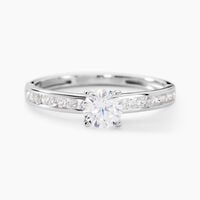 Bague Harem Or Blanc Oxyde