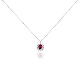 Collier Perez Argent Blanc Oxyde De Zirconium - Colliers fantaisie Femme | Histoire d’Or