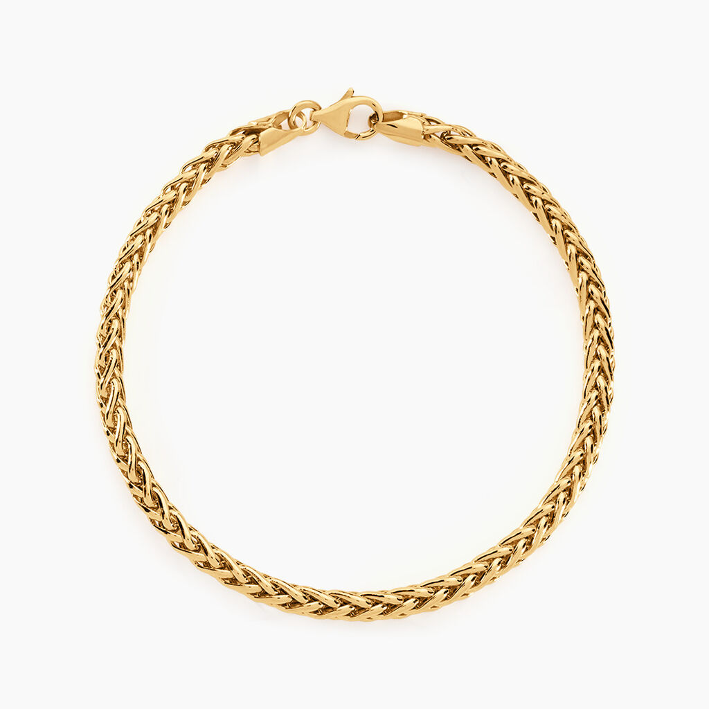 Bracelet Jayna Maille Palmier Or Jaune - Bracelets chaîne Femme | Histoire d’Or