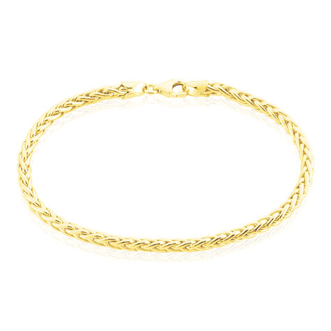 Bracelet Jayna Maille Palmier Or Jaune - Bracelets chaîne Femme | Histoire d’Or