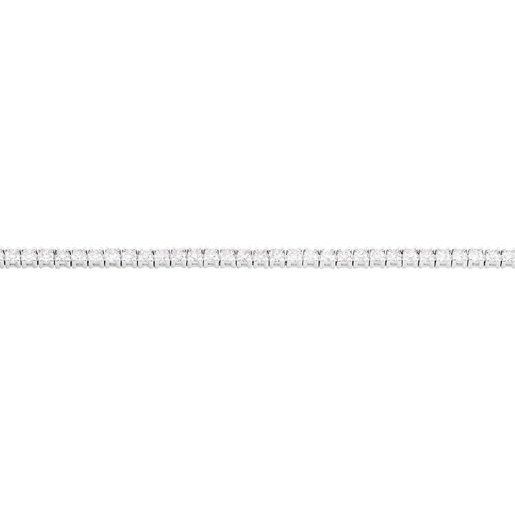 Bracelet River Or Blanc Diamant - Bracelets Femme | Histoire d&rsquo;Or