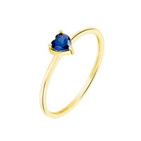 Bague Lissounia Or Jaune Saphir