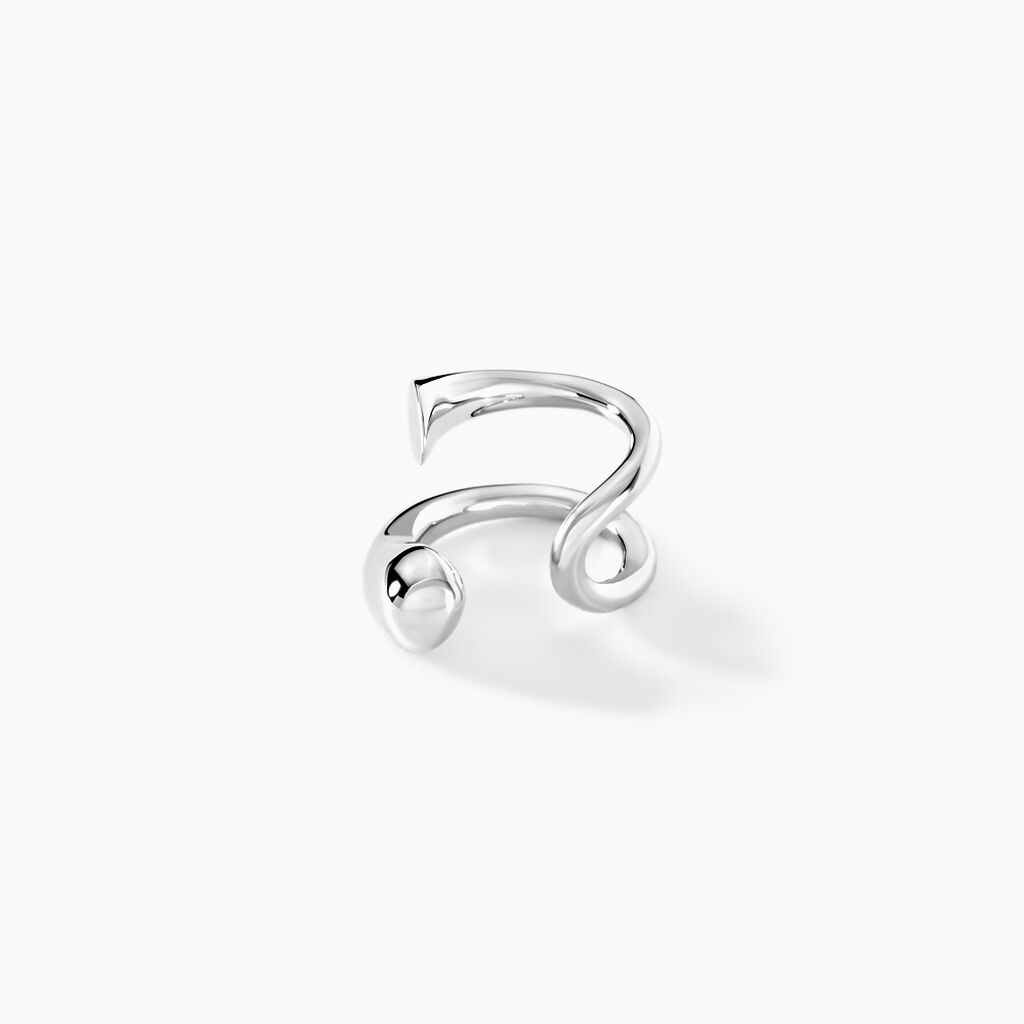 Bague D'oreille Unitaire Lovana Argent Blanc - Boucles d'oreilles fantaisie Femme | Histoire d’Or