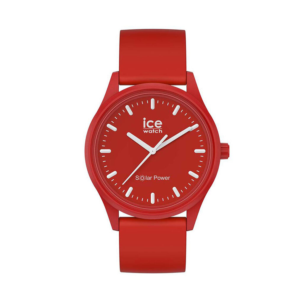 Montre Ice Watch Solar Power Rouge - Montres Famille | Histoire d&rsquo;Or