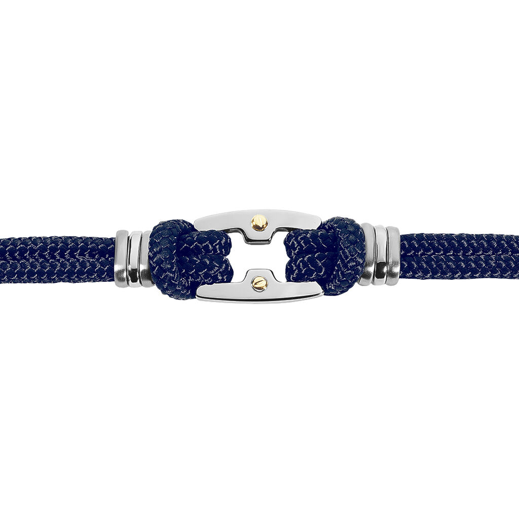 Bracelet Mariska Acier Bicolore - Bracelets cordon Homme | Histoire d&rsquo;Or