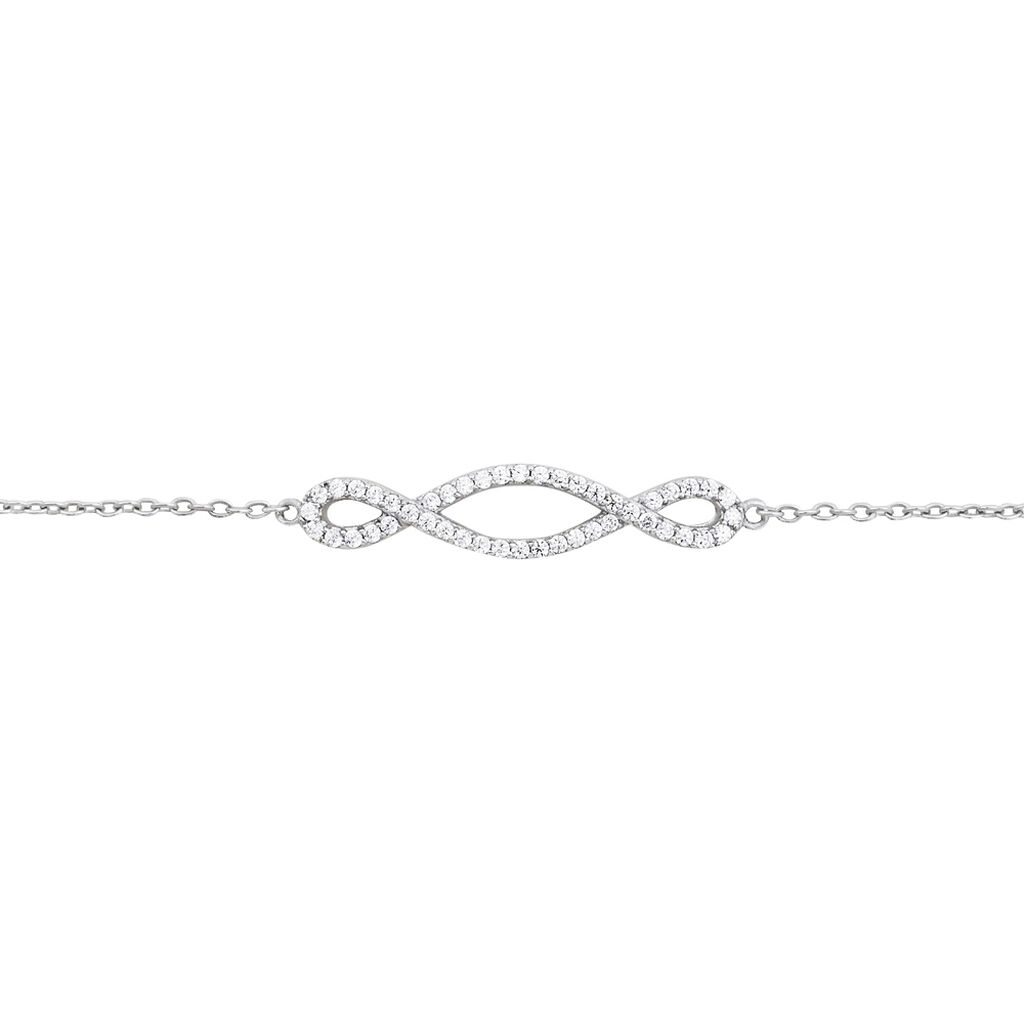 Bracelet Carla Argent Blanc Oxyde De Zirconium - Bracelets Femme | Histoire d’Or