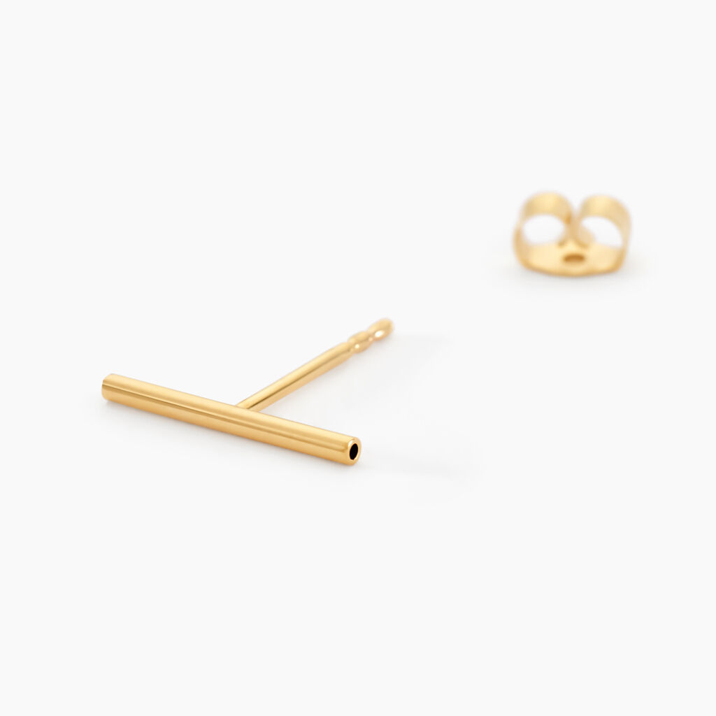 Boucles D'oreilles Puces Chloee Or Jaune - Clous d'oreilles Femme | Histoire d’Or