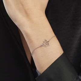 Bracelet Argent Blanc Alekdandarine - Bracelets fantaisie Femme | Histoire d’Or