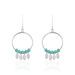 Boucles D'oreilles Pendantes Polyna Argent Blanc Pierre De Synthese - Boucles d'oreilles fantaisie Femme | Histoire d’Or