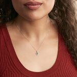 Collier Angelika Or Blanc Emeraude Et Diamant - Colliers Femme | Histoire d&rsquo;Or