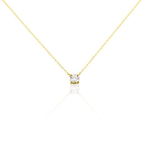 Collier Or Jaune Aphrodite Diamant - Colliers Femme | Histoire d’Or