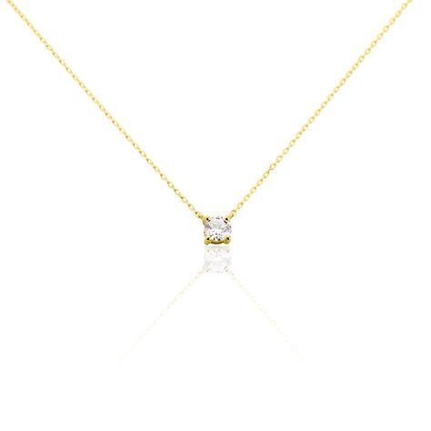 Collier Or Jaune Victoria Diamant - Colliers Femme | Histoire d’Or