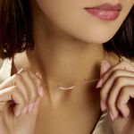 Collier Ilvia Or Rose Diamant - Colliers Femme | Histoire d&rsquo;Or