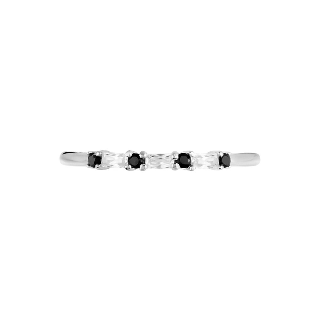 Bague Adriana Argent Blanc Oxyde De Zirconium - Bagues avec pierre Femme | Histoire d’Or