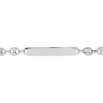 Bracelet Identit&eacute; Carrus Argent Blanc - F&ecirc;te des m&egrave;res Femme | Histoire d&rsquo;Or