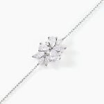 Bracelet Marquis Or Blanc Oxyde De Zirconium - Bracelets Femme | Histoire d&rsquo;Or