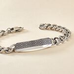 Bracelet Kaapo Acier Blanc - Bracelets Homme | Histoire d&rsquo;Or