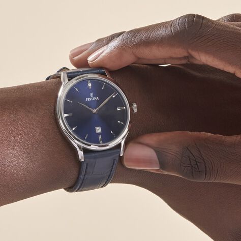 Montre Festina Classics Bleu - Montres Homme | Histoire d’Or