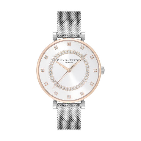 Montre Olivia Burton Belgrave Argent&eacute; - Montres Femme | Histoire d&rsquo;Or