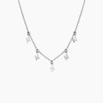 Collier Electra Argent Blanc - Ras de cou Femme | Histoire d&rsquo;Or