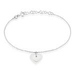 Bracelet Argent Blanc Ikaria Nacre - Bracelets Femme | Histoire d&rsquo;Or