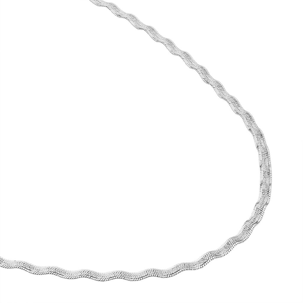 Collier Leonte Argent Blanc - Chaines Femme | Histoire d’Or