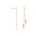 Boucles D'oreilles Pendantes Plaqué Or Jaune Libby - Boucles d'oreilles fantaisie Femme | Histoire d’Or