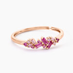 Bague Rio Argent Rose Oxyde De Zirconium - Bagues avec pierre Femme | Histoire d&rsquo;Or