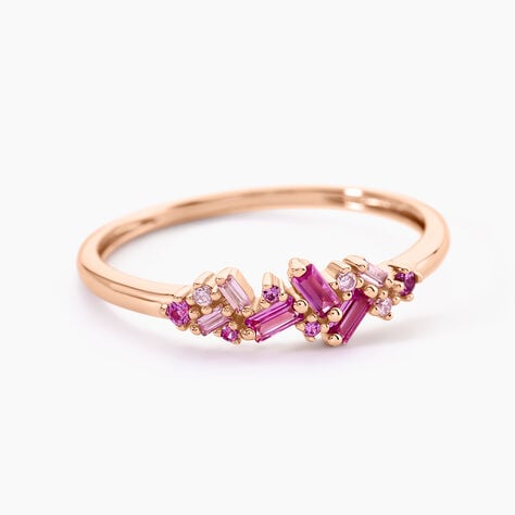 Bague Rio Argent Rose Oxyde De Zirconium - Bagues avec pierre Femme | Histoire d&rsquo;Or