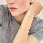 Bracelet Querida Pampilles Acier Jaune - Bracelets Breloques Femme | Histoire d&rsquo;Or