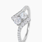 Bague Lisette Argent Blanc Oxyde De Zirconium - Bagues avec pierre Femme | Histoire d&rsquo;Or