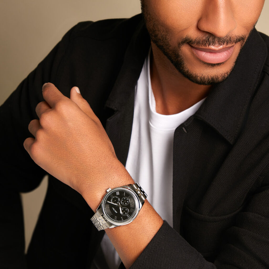 Montre Arctik Noir - Montres Homme | Histoire d&rsquo;Or