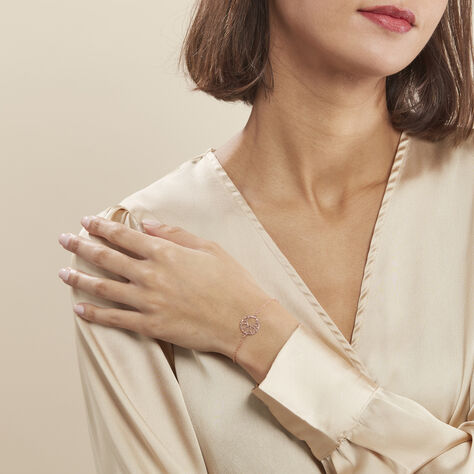 Bracelet Slorane Argent Rose - Bracelets Femme | Histoire d’Or