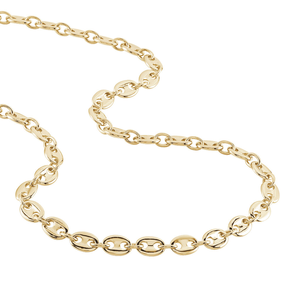Collier William Plaqu&eacute; Or Jaune - Chaines Homme | Histoire d&rsquo;Or