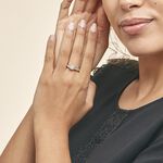 Bague Celia Or Blanc Diamant - Bagues avec pierre Femme | Histoire d&rsquo;Or