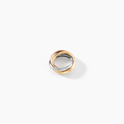 FERDINANDA ENTRELA Damen Anhänger Gold Tricolor 375 (9 Karat) Kreis - Pendentifs Femme | Histoire d’Or