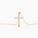 Collier Canice Croix Or Jaune Diamant - Colliers Femme | Histoire d’Or