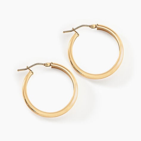 Créoles Vickie Or Jaune - Boucles d'oreilles créoles Femme | Histoire d’Or
