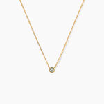 Collier Mon Premier Diamant Or Jaune Diamant - Colliers Femme | Histoire d&rsquo;Or