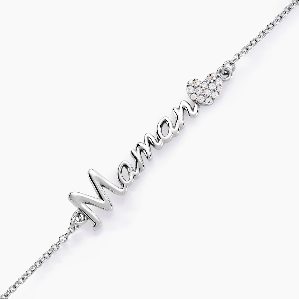 Bracelet Rera Argent Blanc Oxyde De Zirconium - F&ecirc;te des m&egrave;res Femme | Histoire d&rsquo;Or