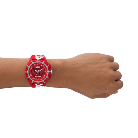 Montre Diesel Fossil Framed Rouge - Montres Femme | Histoire d’Or