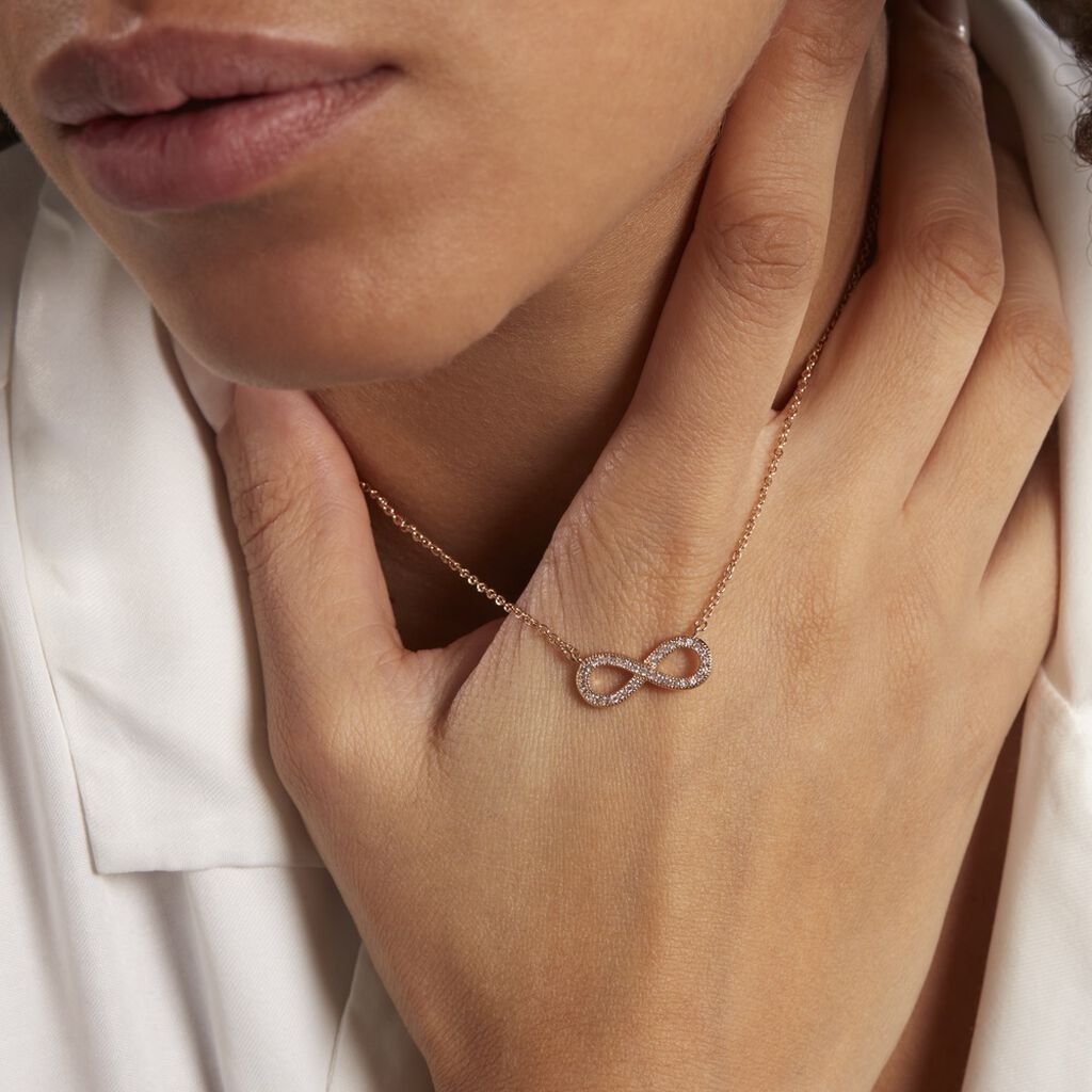 Collier Merane Plaqué Or Jaune Oxyde De Zirconium - Colliers fantaisie Femme | Histoire d’Or
