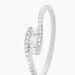 Bague Eternite Or Blanc Diamant - Bagues avec pierre Femme | Histoire d’Or