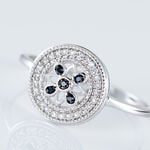 Bague Elfidiane Or Blanc Diamant - Bagues solitaires Femme | Histoire d&rsquo;Or