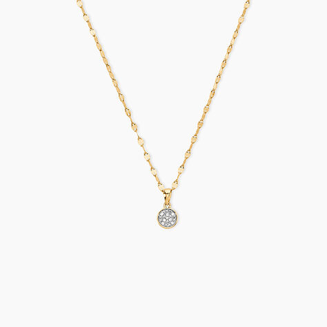 Collier Or Jaune Luminata Diamants - Colliers Femme | Histoire d&rsquo;Or
