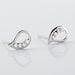 Boucles D'oreilles Puces Argent Blanc Sylvan Oxydes De Zirconium - Boucles d'oreilles fantaisie Femme | Histoire d’Or