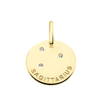 Pendentif Or Jaune Astraea Oxyde De Zirconium - Pendentifs Zodiaque Femme | Histoire d&rsquo;Or