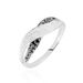 Bague Vahide Or Blanc Diamant - Bagues avec pierre Femme | Histoire d’Or