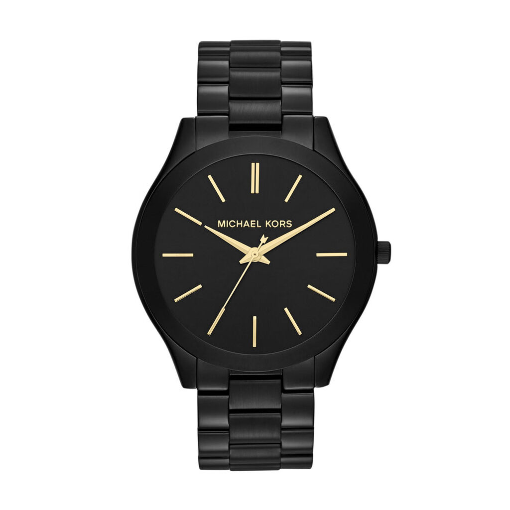 Montre Michael Kors Slim Runway Noir - Montres Femme | Histoire d&rsquo;Or
