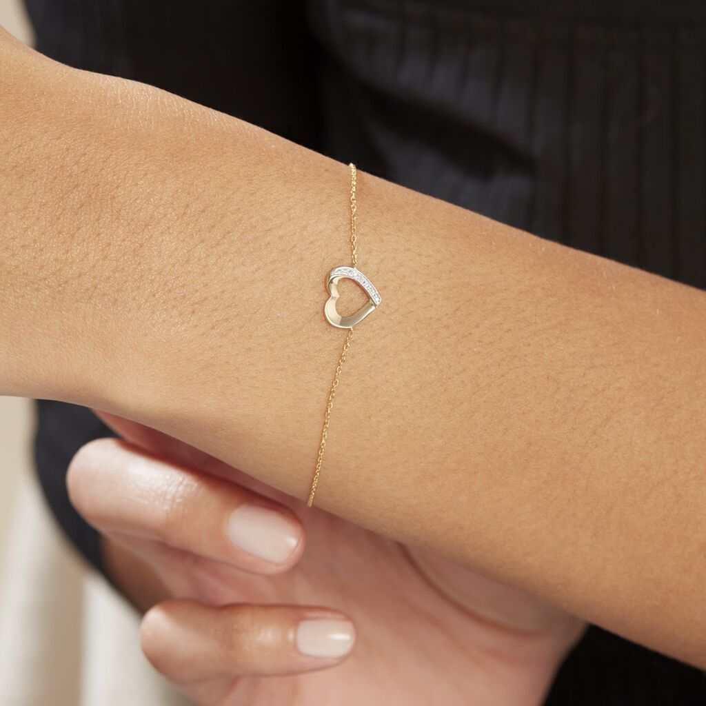 Bracelet Or Jaune Rosalynne Diamant - Bracelets Femme | Histoire d’Or
